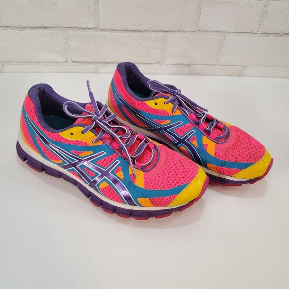 colorful tennis shoes